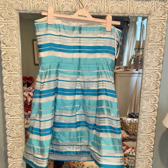 Lilly Pulitzer Strapless Blue and White Dress - Picture 6 of 6